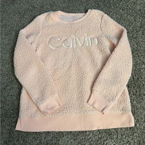 Calvin Klein Performance Blush Sherpa Pullover